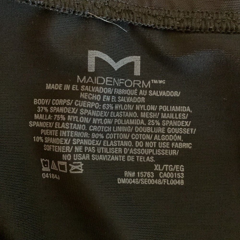 Maidenform Wear Your Own Bra singlet shapewear Size XL Black - Picture 4 of 8